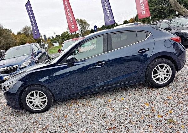Mazda 3 cena 53900 przebieg: 121000, rok produkcji 2016 z Pieńsk małe 667